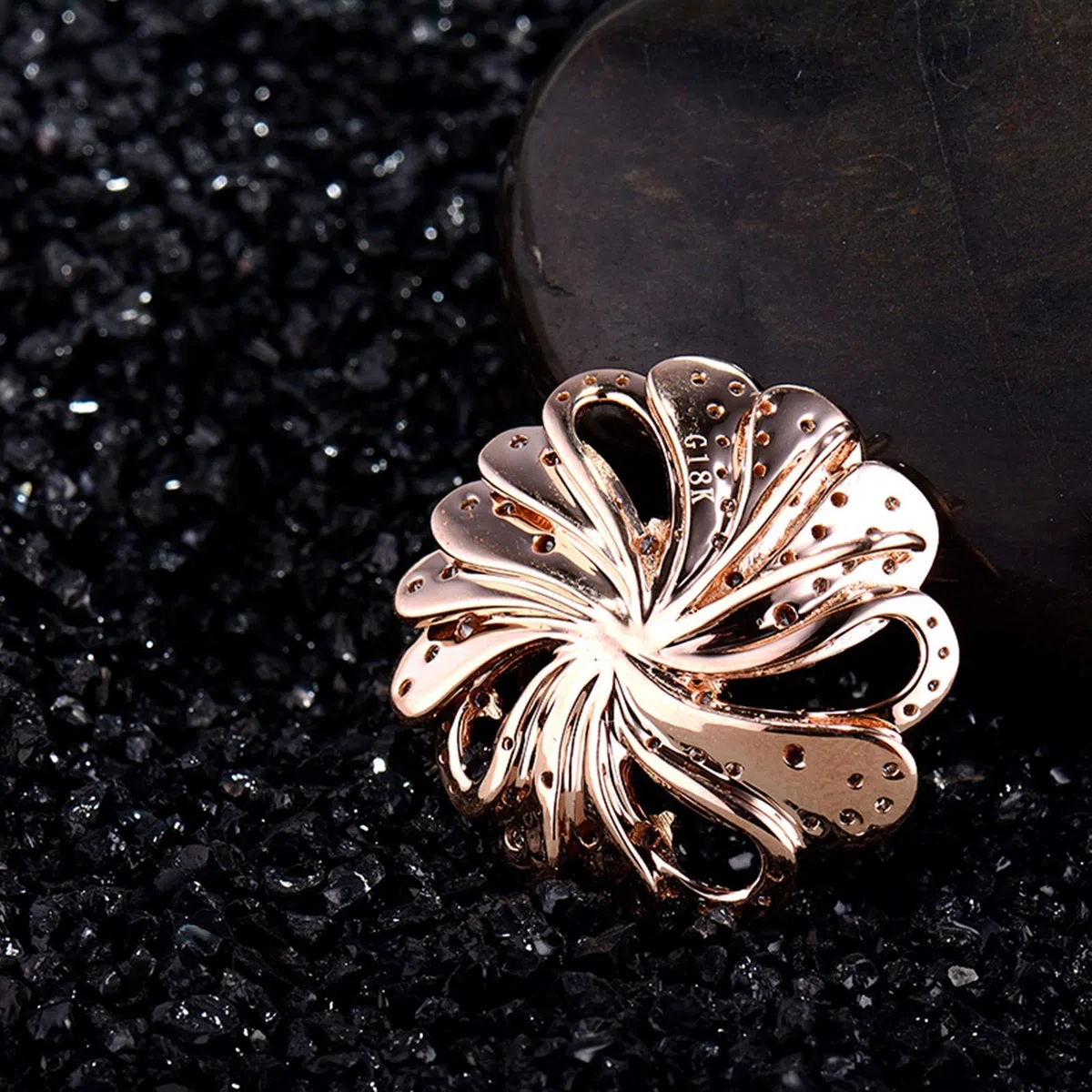 Collar para Mujer, Flor con Esmeralda creada por Muchacho de 1,5 Quilates, Oro de 18 Quilates/Plata de Ley 925, Collares con Colgante para niñas, Regalo para el día de la Madre/día de San Valentín,