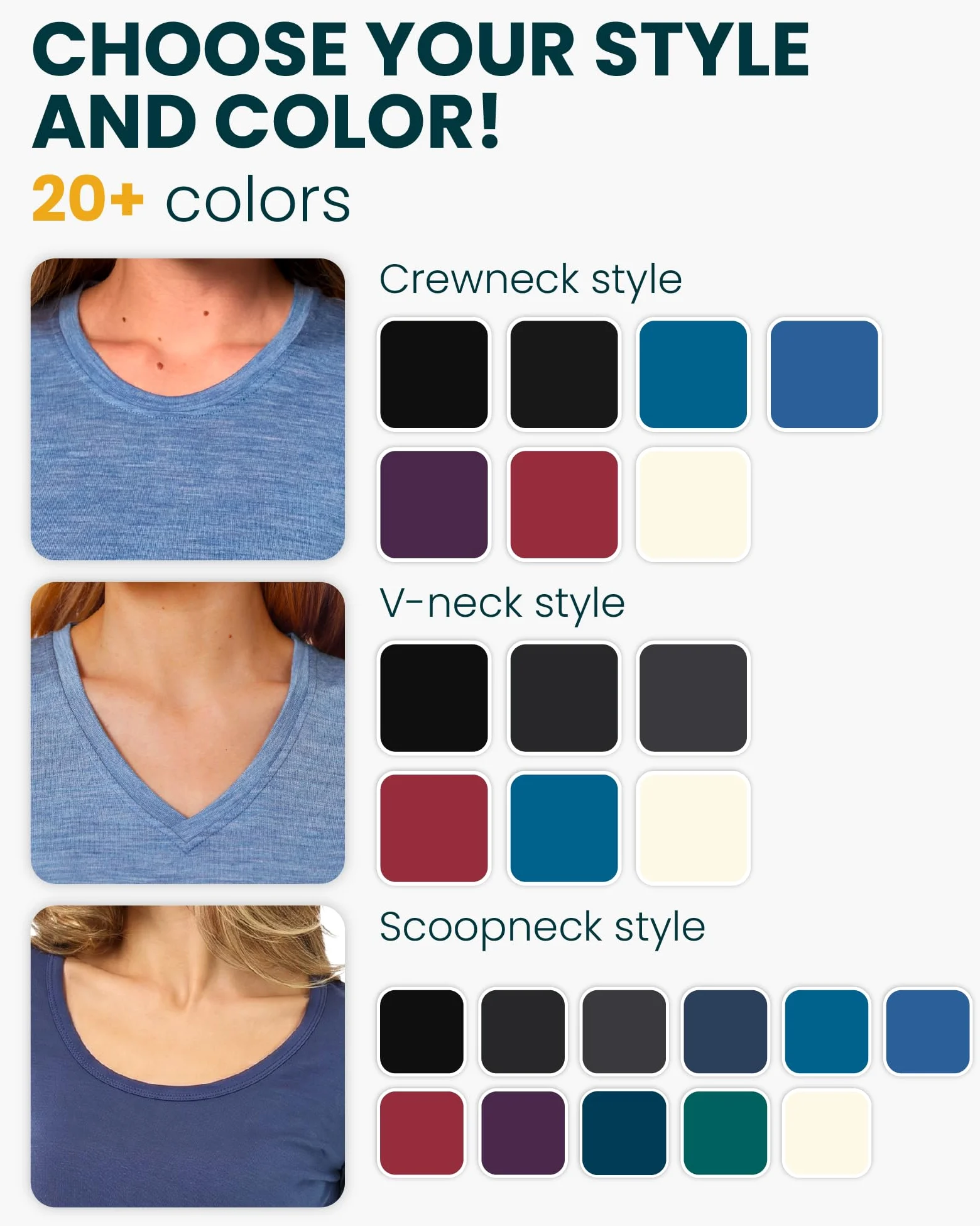 Merino.tech Сamisetas Mujer Manga Larga - 100% Lana Merino Ropa Termica (Small, 190 Burgundy Scoop)