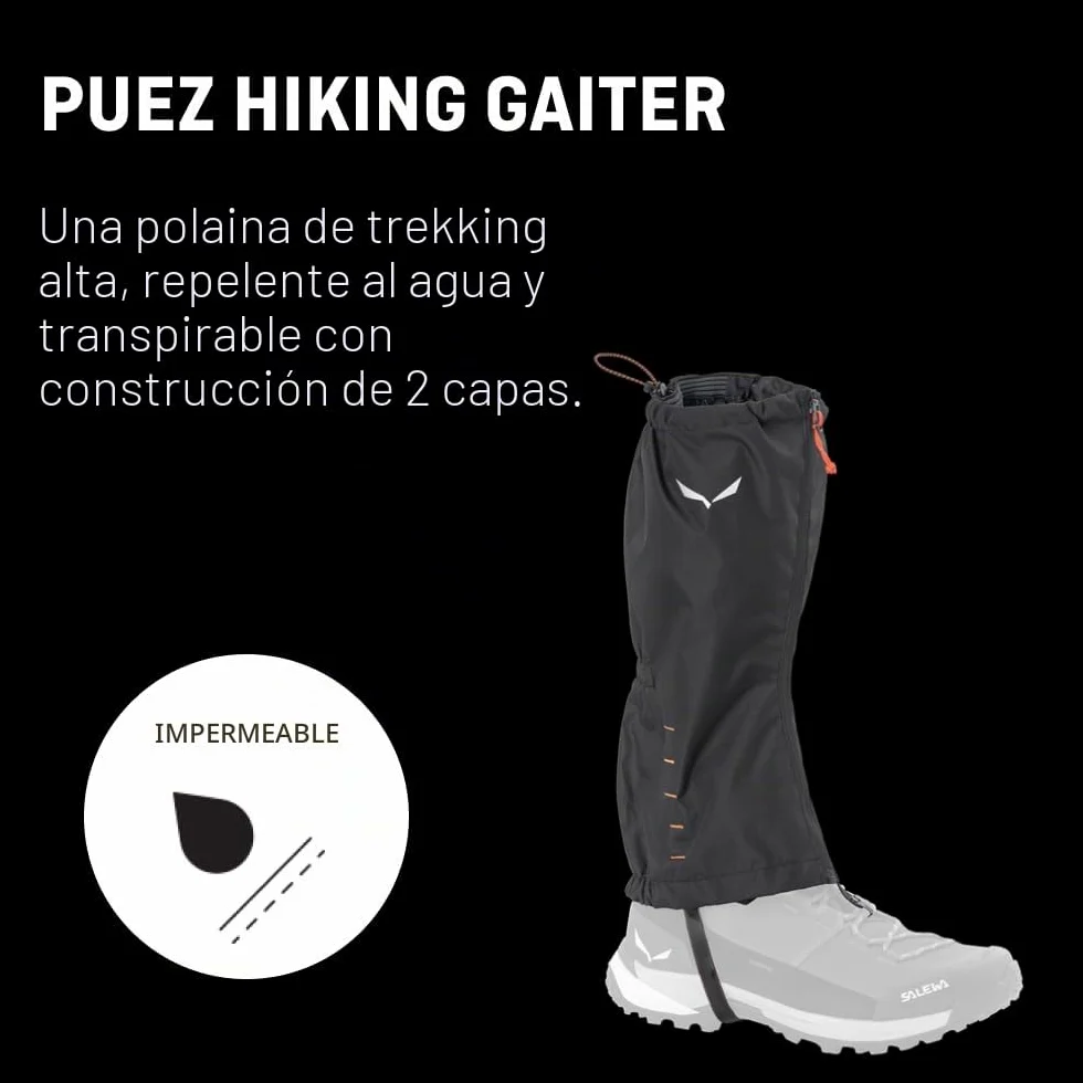 SALEWA Puez Hiking Gaiter - Polaina Unisex Adulto