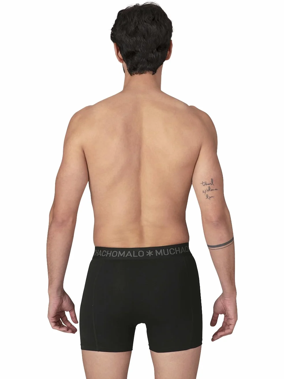 Muchachomalo Calzoncillos para Hombre, Ropa Interior Lisa de Algodón para Hombre, Pack de 10 Unidades, Bóxers Lisos de Corte Clásico con Cintura Elástica