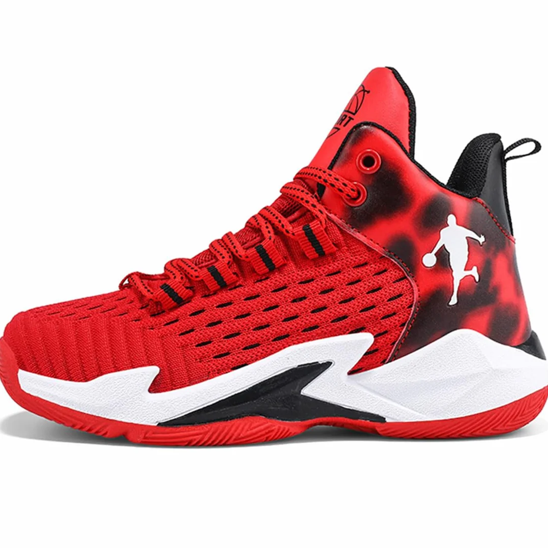 Zapatillas de Baloncesto para Niños Calzado Deportivo Aire Libre Ligeras