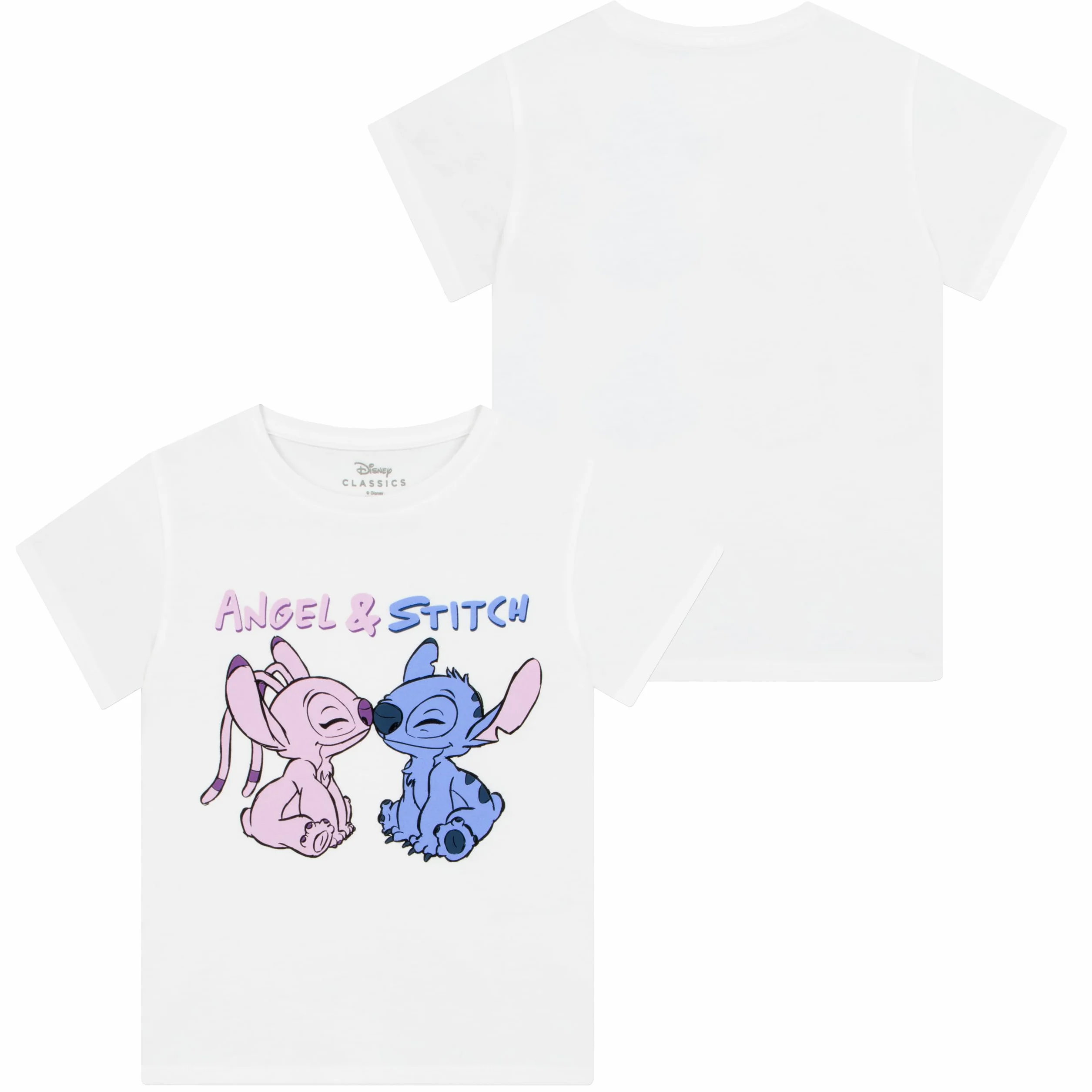 Disney Camiseta Stitch Niña | Camiseta Manga Corta Niña Paquete De 2