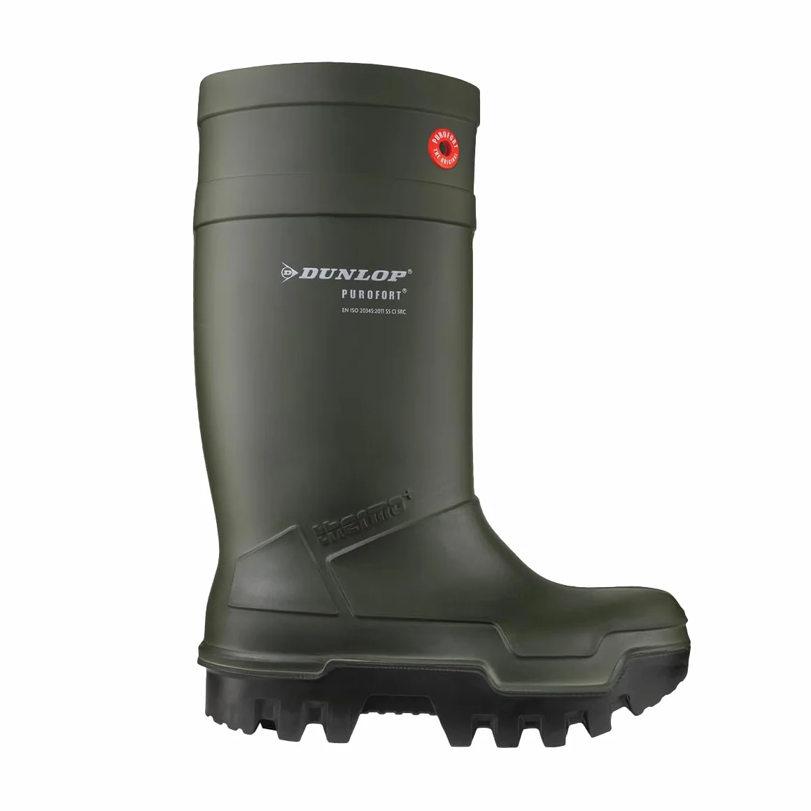 DUNLOP Protective Footwear, C662933, Purofort Thermo+ Full Safety, Verde Oscuro/Negro