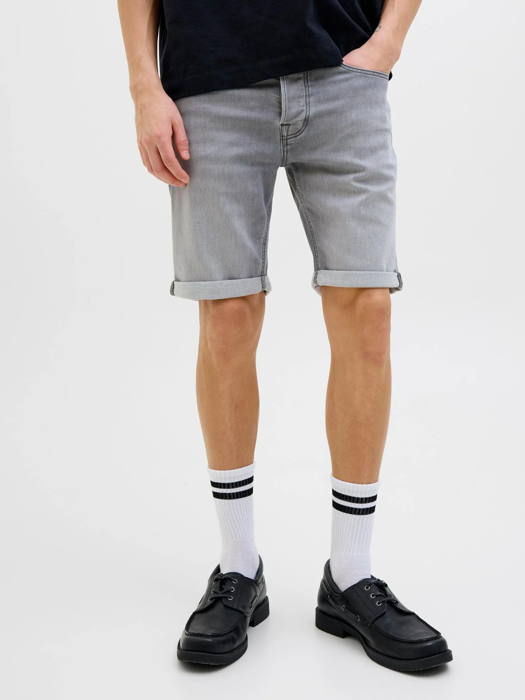 Jack & Jones Jjirick Jjicon I.k. Shorts Sq 063 Sn - Pantalones Cortos Hombre