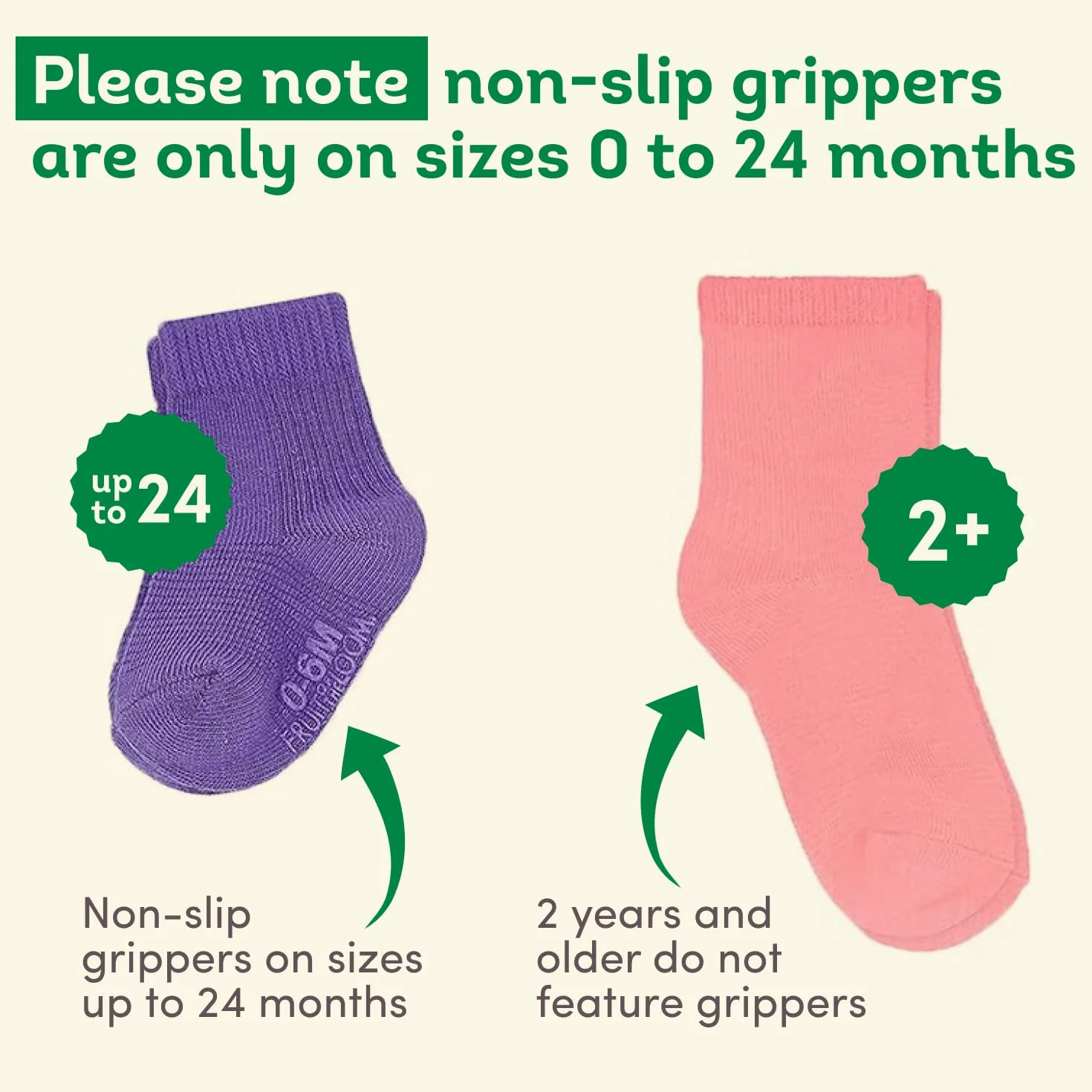 Fruit of the Loom Baby 14-Pack Grow & Fit Flex Zones Cotton Stretch Socks - Unisex, Girls, Boys