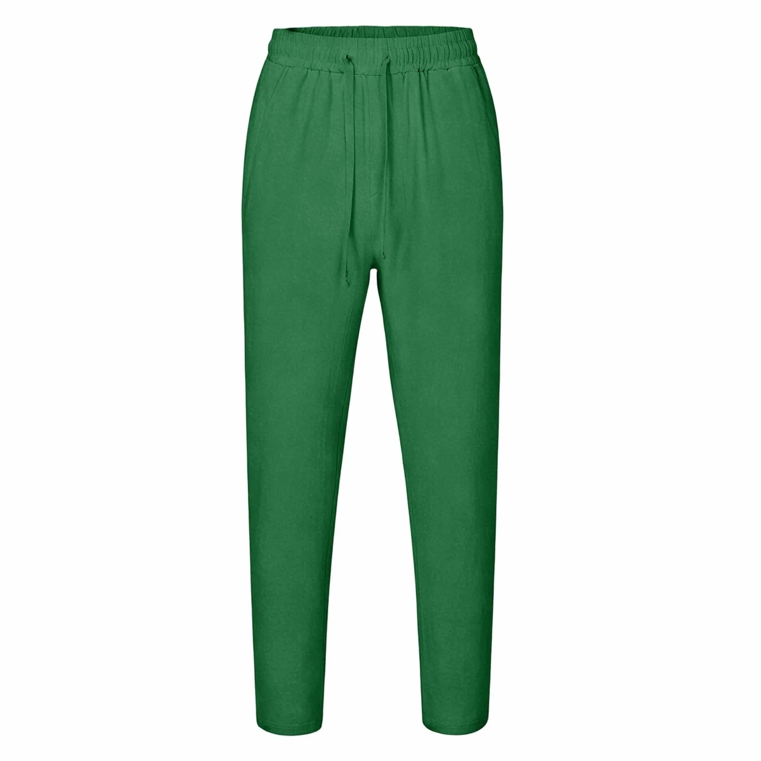 Pantalones de Lino para Niños, Casuales, Largos, Ligeros, Holgados, con Cordón, para Vacaciones