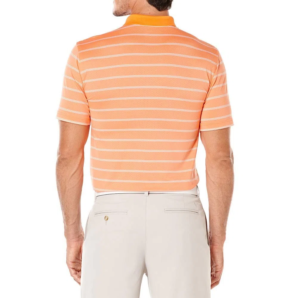 Callaway OPTI-Vent - Polo de Manga Corta a Rayas para Hombre