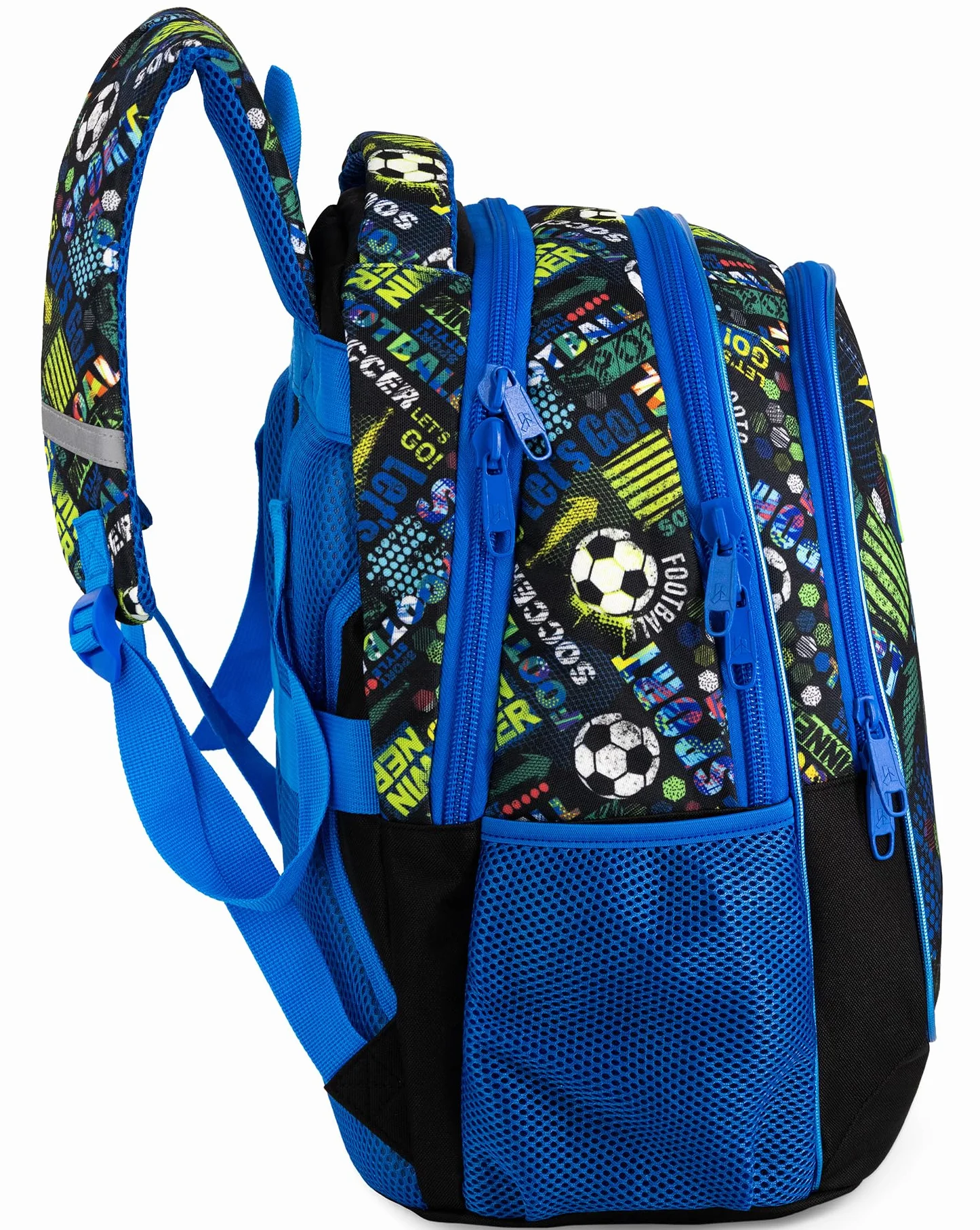 Mochila Escolar con Ruedas Niño 29L 2in1 Goal Power | Carro Extraíble, Ergonómica, 33x43x20 cm, 6-12 Años, Educación Primaria, Julian Ross