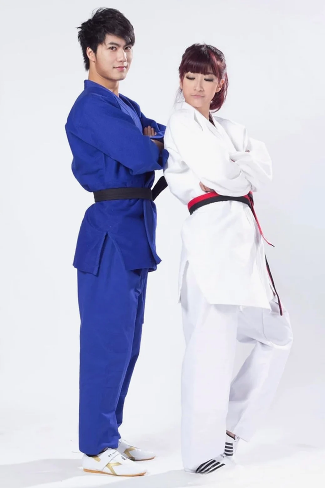 Traje De Judo Uniforme de artes marciales Judo Gi Kimono competición algodón blanco 450gsm tejido único