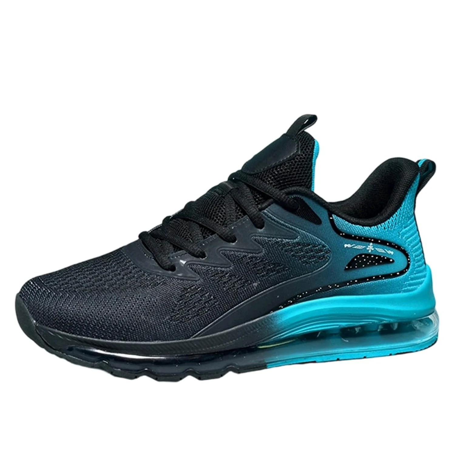 Generisch Zapatillas de baloncesto para hombre de malla Ombre, antideslizantes, suaves, con soporte para el arco del pie, transpirables, zapatillas de bádminton, zapatillas de correr amortiguadas