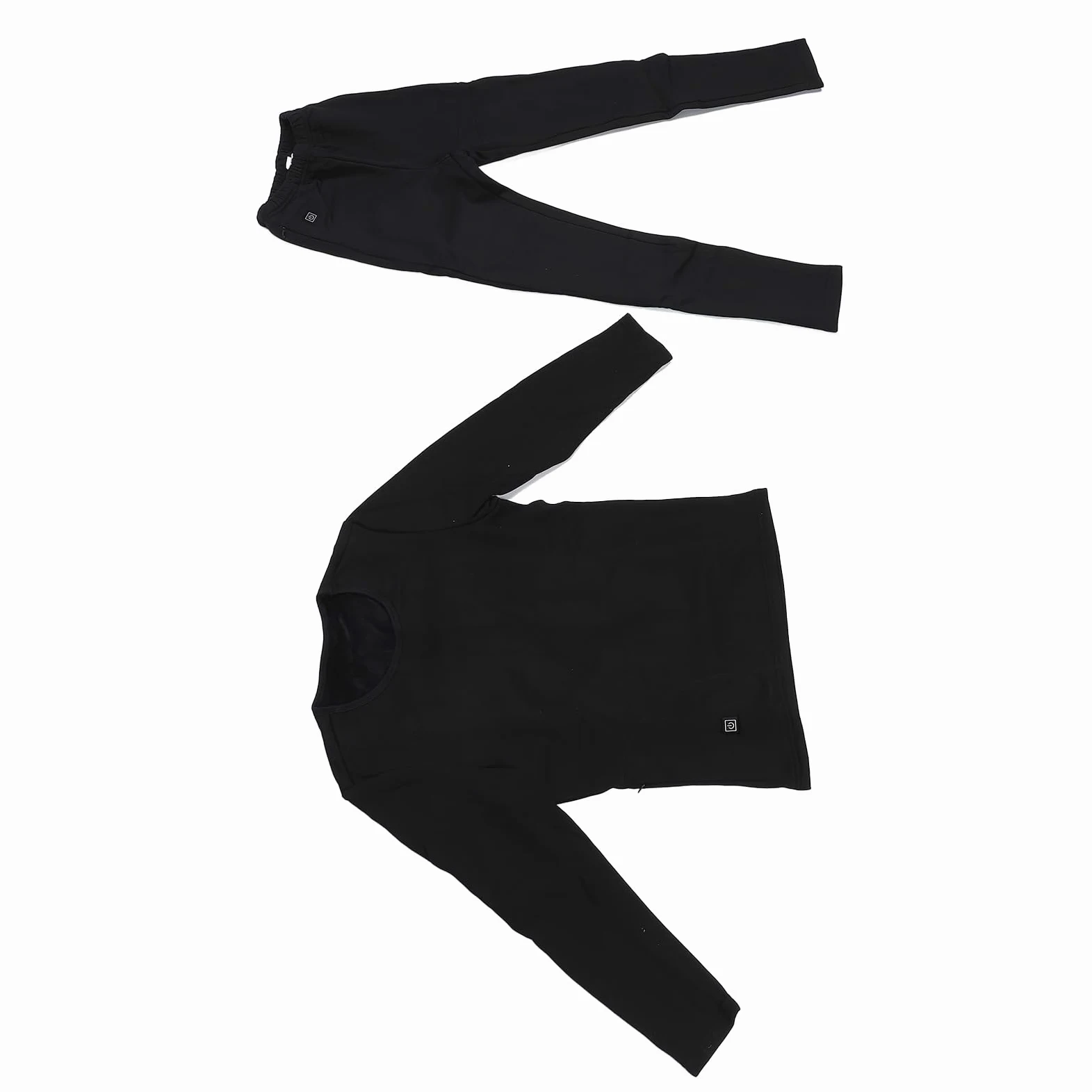 Conjunto de Ropa Interior Térmica con Calefacción para Actividades de Invierno Calentamiento Rápido y Tela Duradera de 5 V Negro M (Mujer)