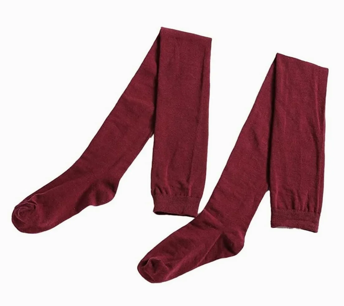 Calcetines Térmicos Calcetines Altos Hasta El Muslo Calcetines Elásticos Elegantes Sobre La Rodilla Calcetines Largos Cálidos De Color Puro Calcetines Suaves Para Botas Calcetines Invierno ( Color : B