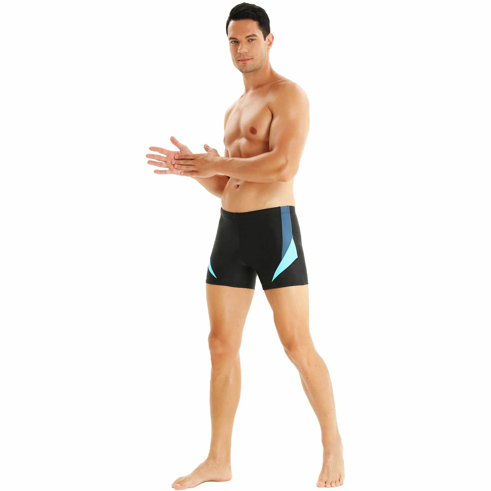 Bañador de Natación para Hombre Pantalones Cortos Protección UV Resistente al Cloro