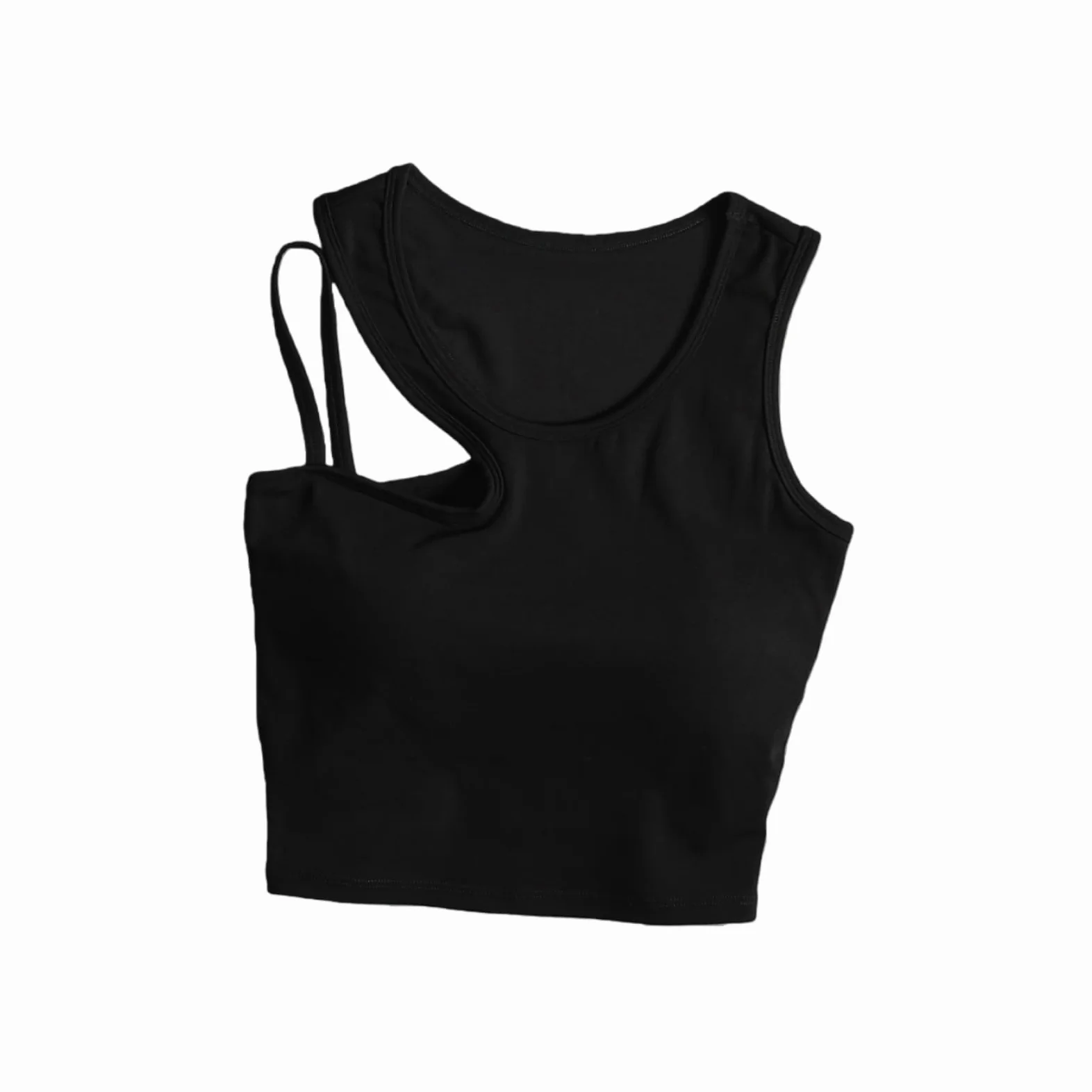 Sujetador Yoga Deportivo De Mujer Superior Una Pieza Ejercicio Fitness Chaleco A Prueba Golpes Reunido Al Aire Libre-s- White