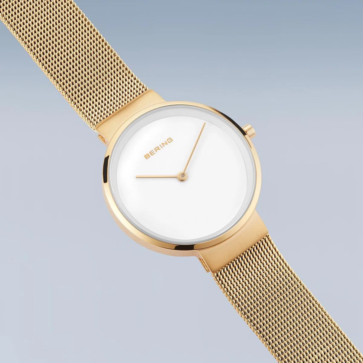 BERING Reloj analógico de Cuarzo para Mujer con Correa milanesa 14531-334, Pulsera