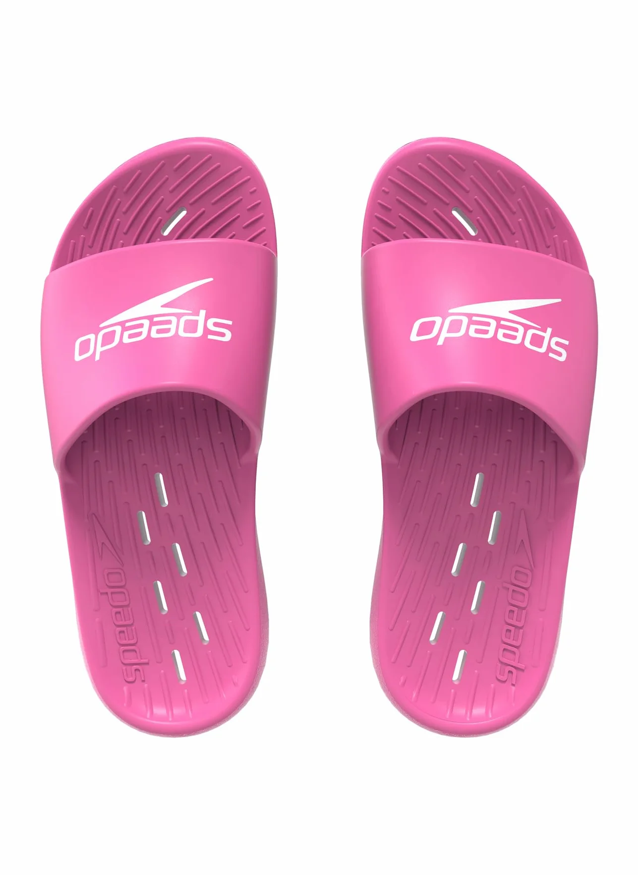 Speedo Slide J Sandalias, por Junior Unisex, Rosa/Blanco, 32