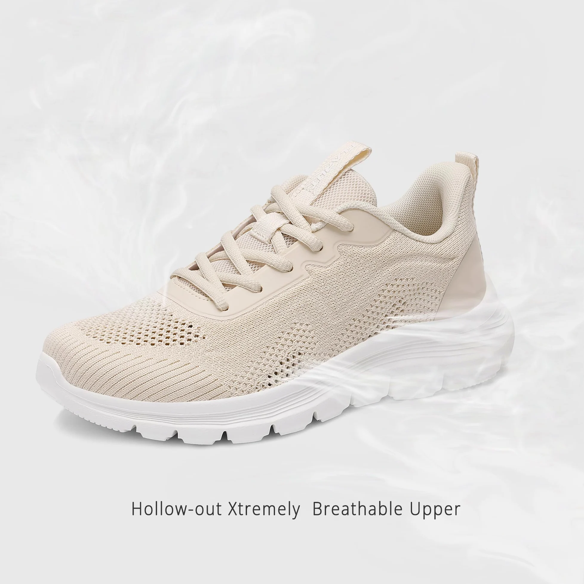 FLARUT Zapatillas Running Mujer Transpirables Ligeras con Malla, Antideslizantes, Amortiguación, Ideales para Caminar, Fitness, Jogging, Gimnasio y Exterior