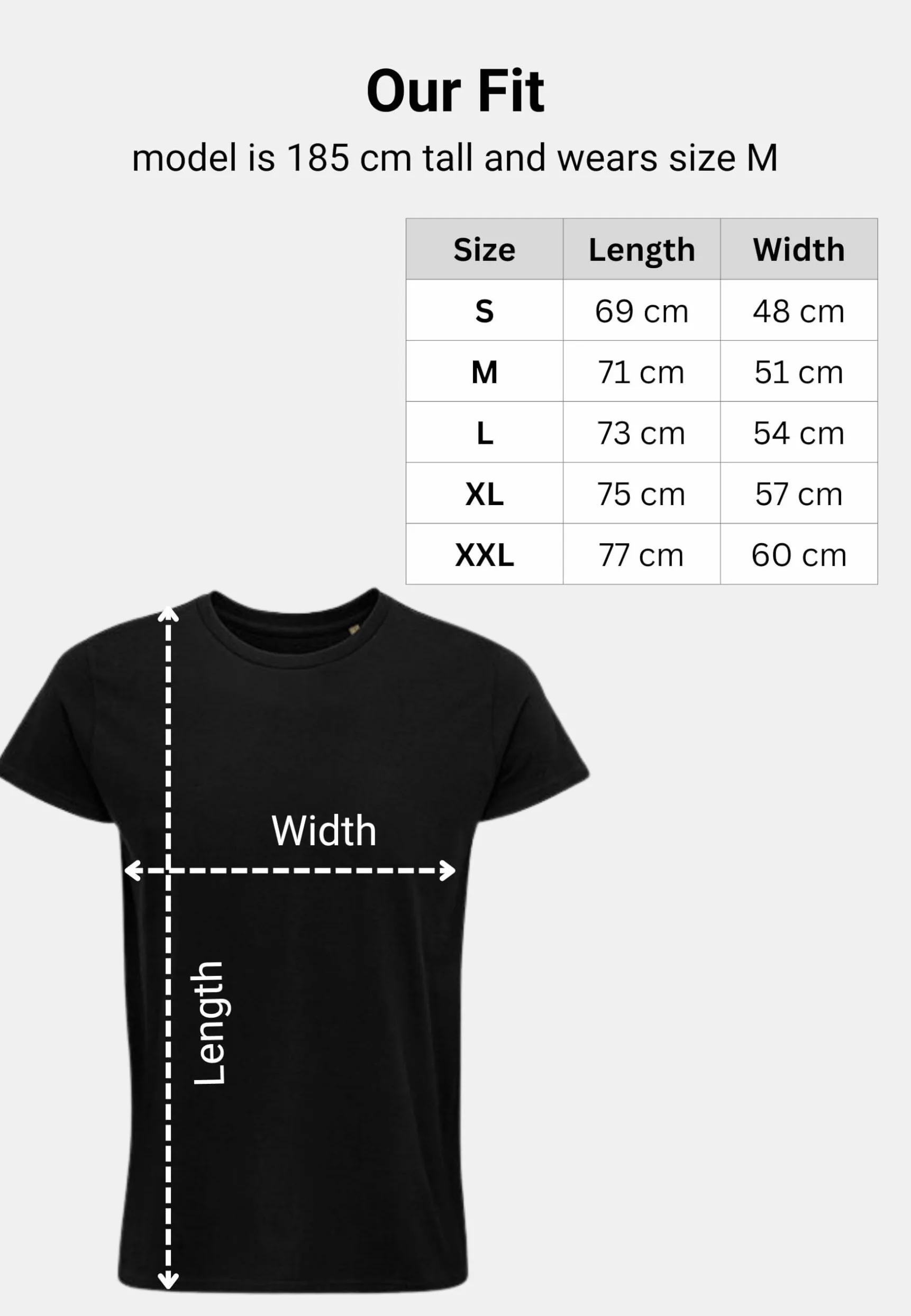 Camiseta para hombre Soft Touch de 100% algodón orgánico (talla S-3XL), muy ligera y suave, cuello redondo