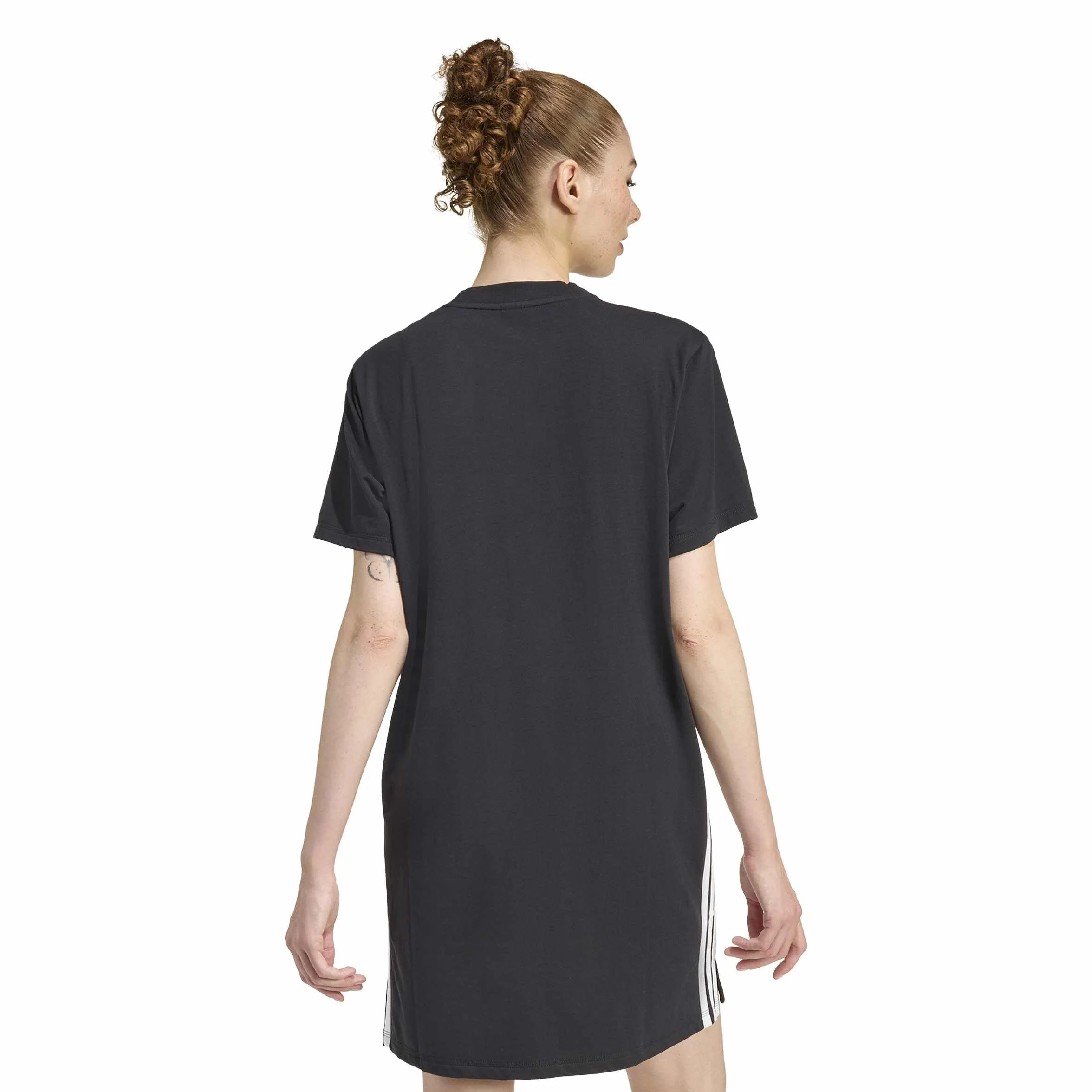 adidas Women's Essentials 3 Stripes Vestido Camiseta