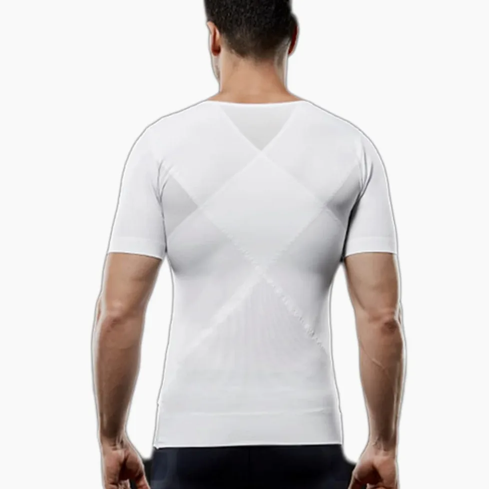 Adelgazantes Chaleco Deportivo Compresión Camiseta Interior Deportiva, Faja Moldeadora y de Abdomen para Hombre Fajas Reductores Camisas