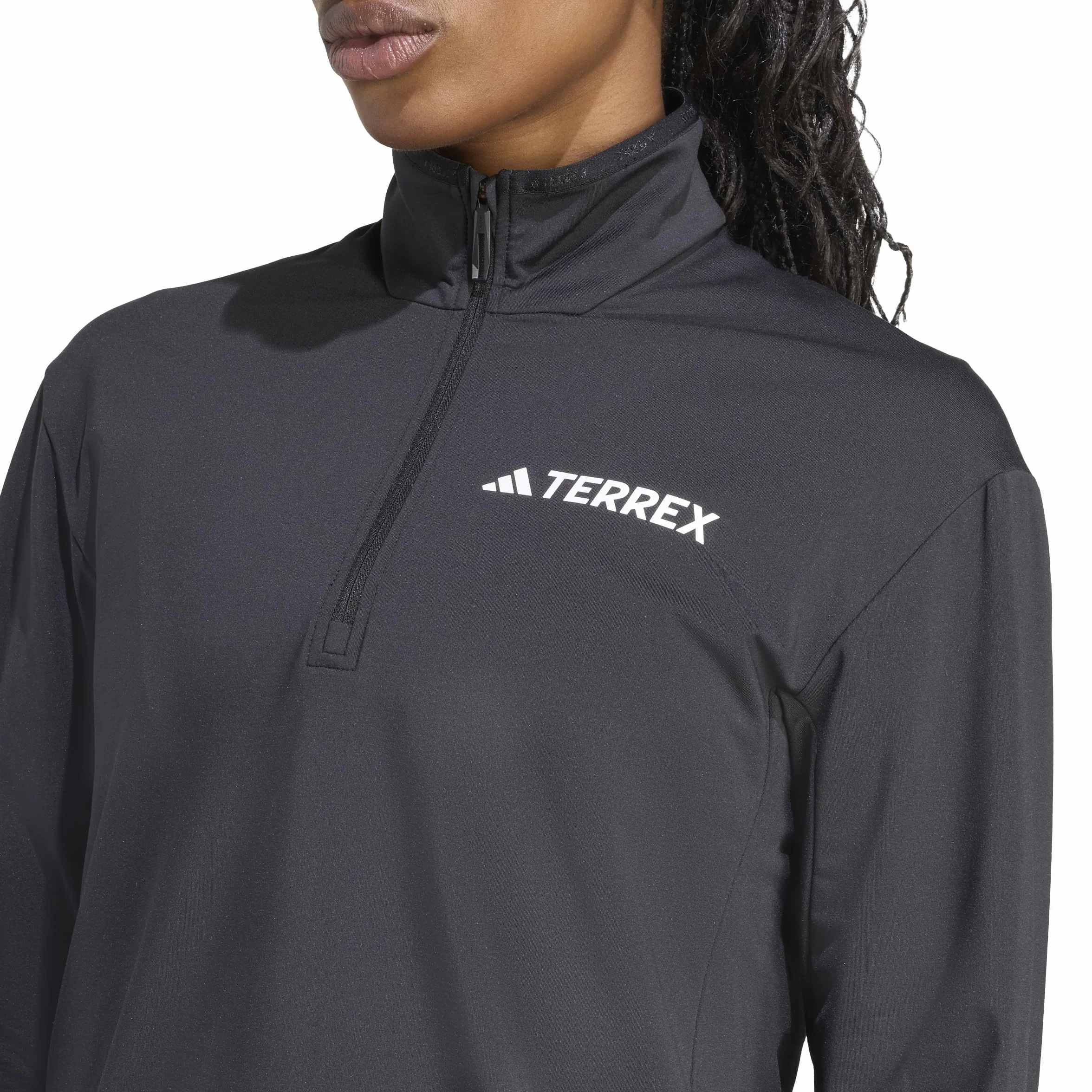 Adidas Mujer Terrex Multi CLIMAWARM Half Zip Tech Fleece Jacket