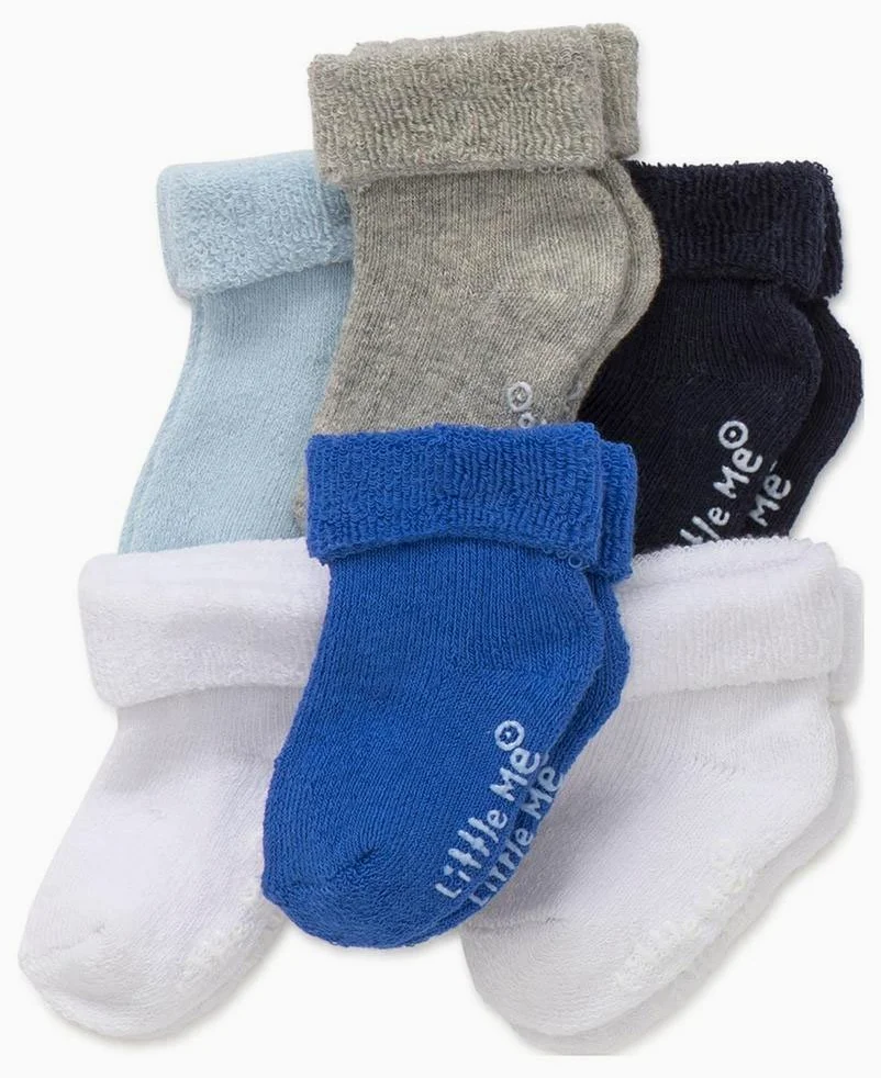 Little Me Baby Boys' 6 Pack Socks