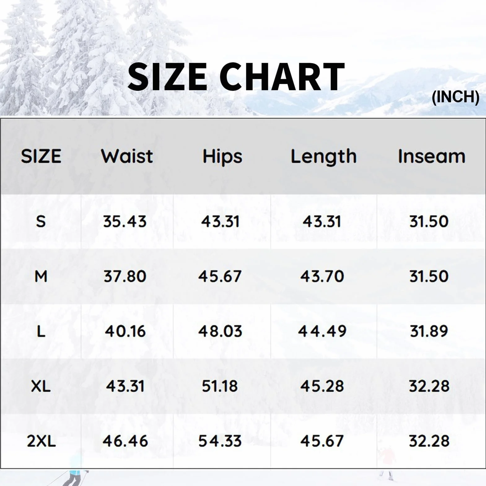 ALSOGO Pantalones de esquí hombre impermeables cortavientos con tirantes desmontables