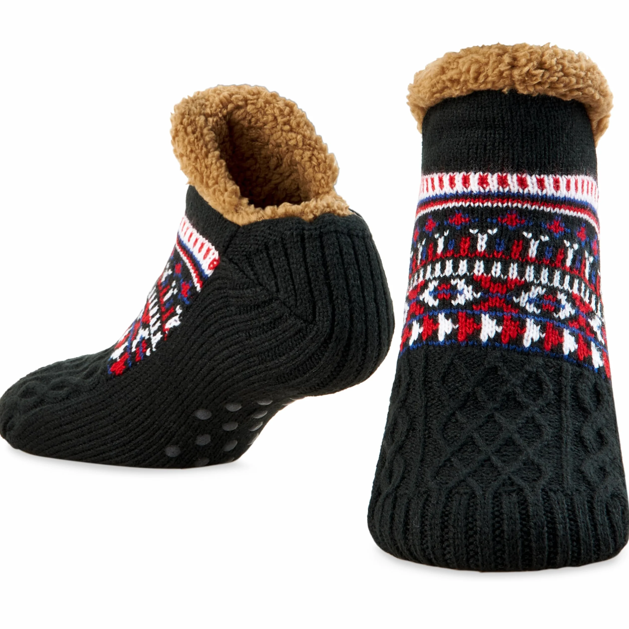 CityComfort Calcetines Hombre Invierno, Calcetines de Andar por Casa Antideslizantes, Regalo para Hombre y Adolescente