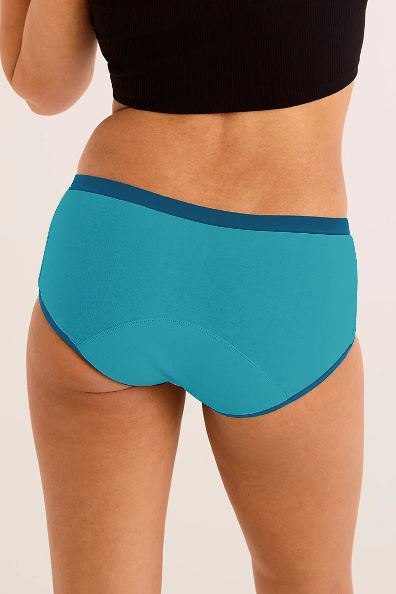 Selenacare Ropa interior menstrual para adolescentes (pack de 5) – Ropa interior menstrual para adolescentes, lavable, 100% vegana, sostenible, absorción de 20 ml