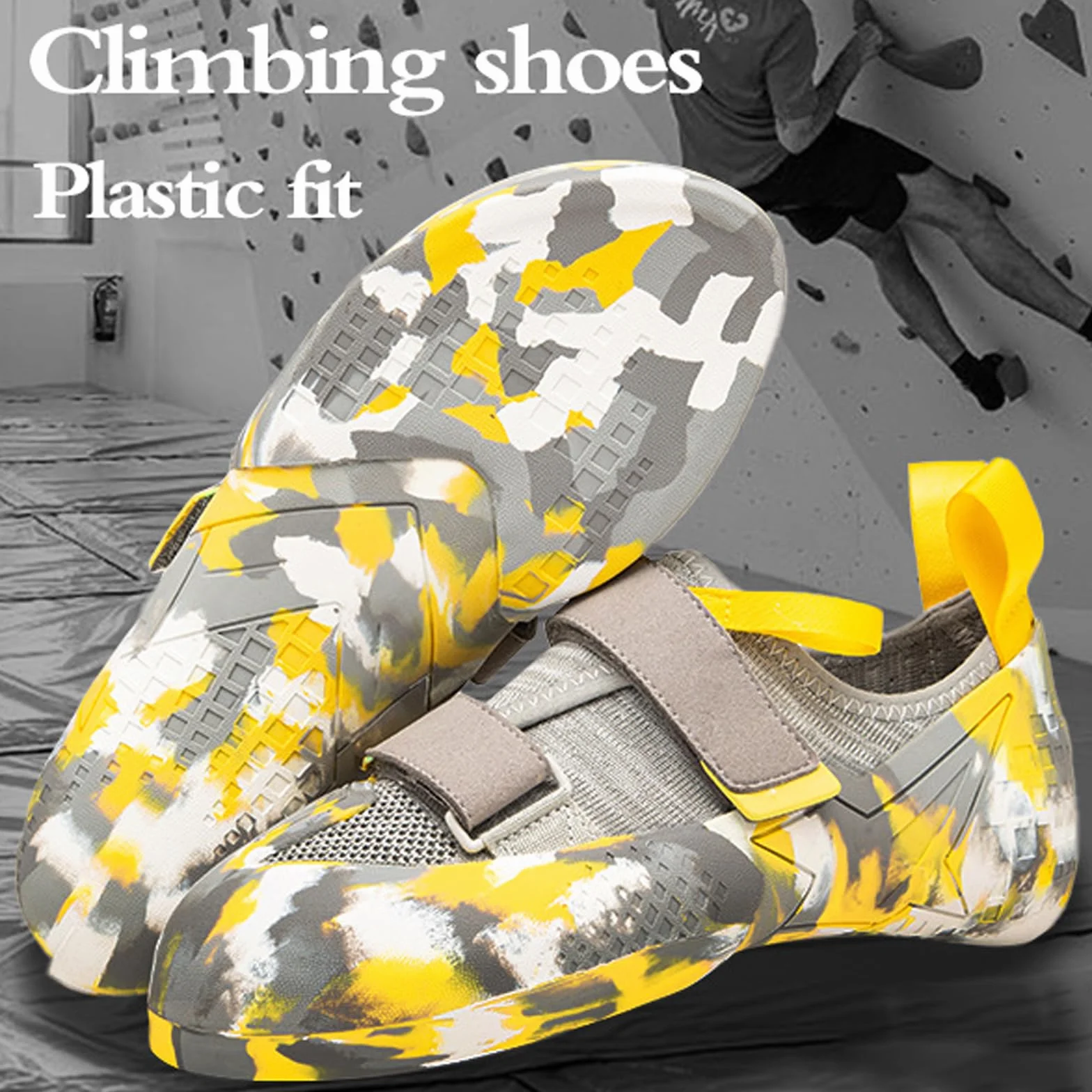 Zapatos de Escalada para Niños Bouldering Entrenamiento Comodidad Interiores Exteriores