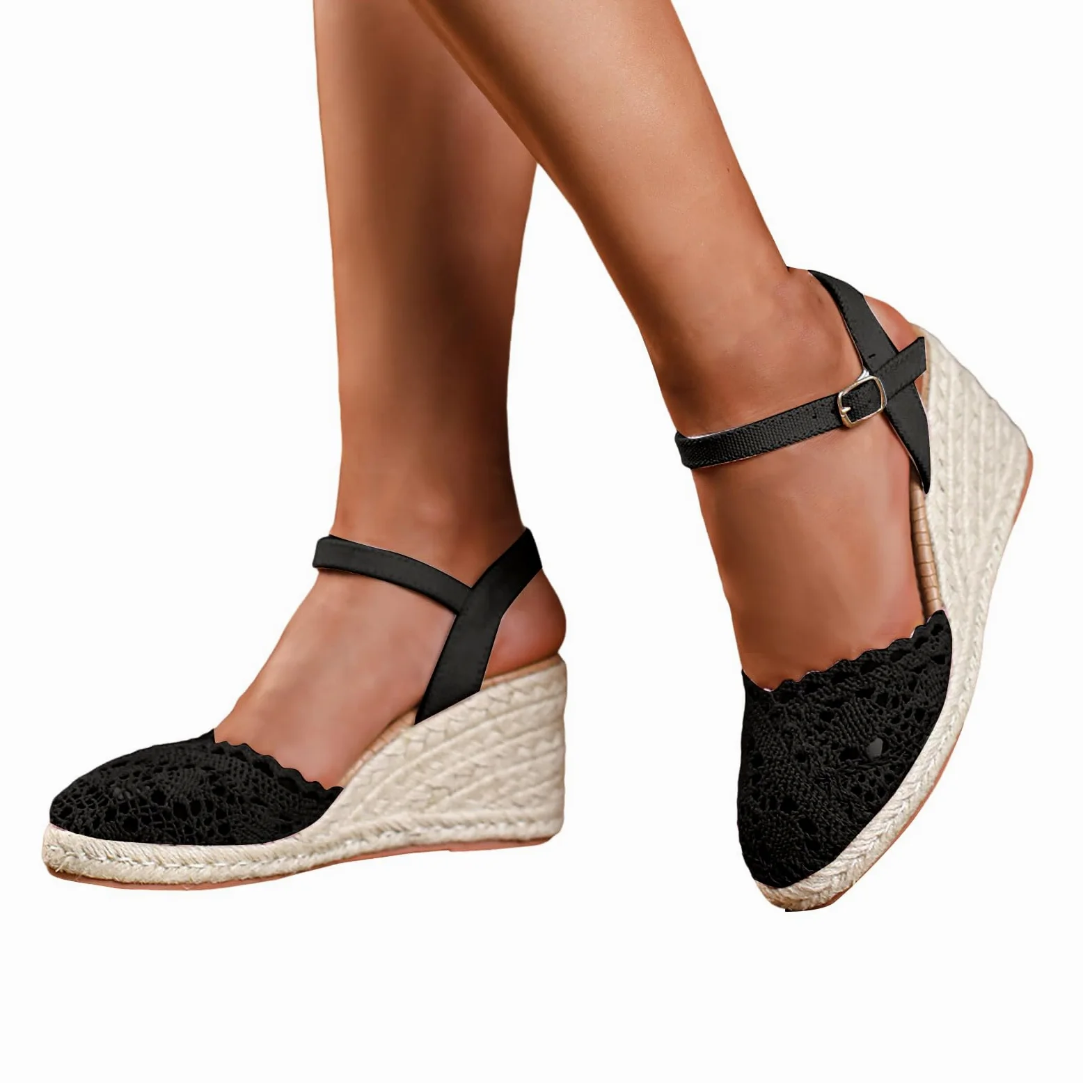 Sandalias Cós Para Mujer Sandalias Para Mujer Mules De Cuero Cós De Verano Modernas Con Cuña Y Pantuflaspremium Sandaliasde Verano Con Anti Transpirables Estilo Bohemio Punta Abierta Y Tacón Bloque