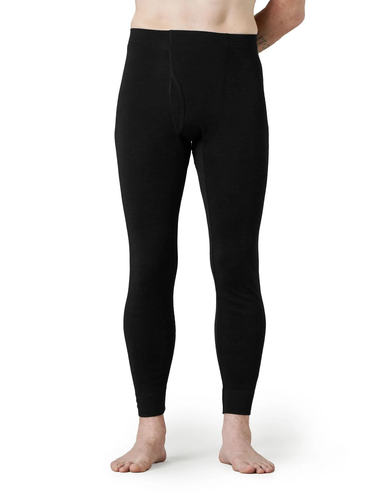 LAPASA Pantalones Térmicos Peso Ligeros y Medio 100% Lana Merino para Hombre Calzoncillos Largos Capa Base Ropa Interior M30/M68