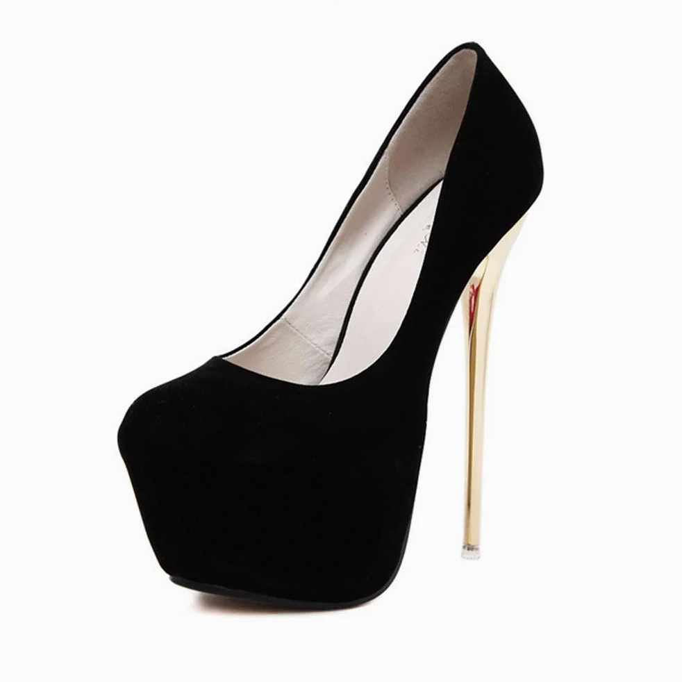 Zapatos de tacón alto para mujer, 5 cm, plataforma, estilo Stiletto de 16 cm, sandalias de tacón para bodas, fiestas, zapatos