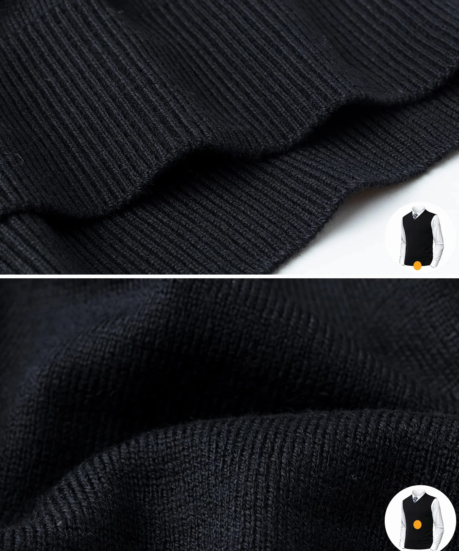 Hombre Sin Mangas con Cuello En Casual de Punto Pullover Jerséis Jersey Suéter Chaleco suéter Caballero Suéter Lana Cardigans Tank Tops Mangas Rebecas Chaqueta SuéTer para