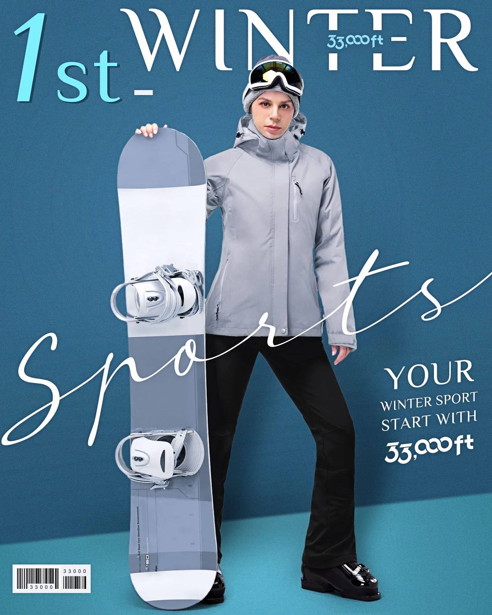 33,000ft Pantalones de esquí para mujer, pantalones con tirantes, impermeables, resistentes al viento, de softshell, cálidos, forrados, para nieve, snowboard, esquí o senderismo, Negro , L