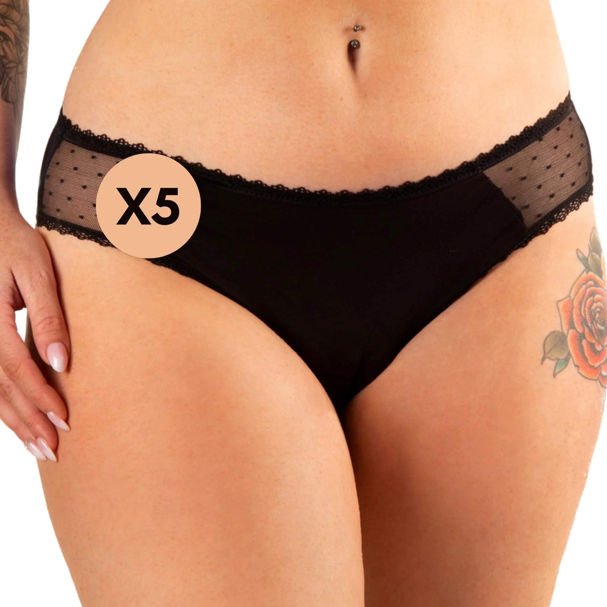 Braguita Menstrual Mujer Manon - Serenidad, Comodidad y Feminidad - Tallas S a 4XL