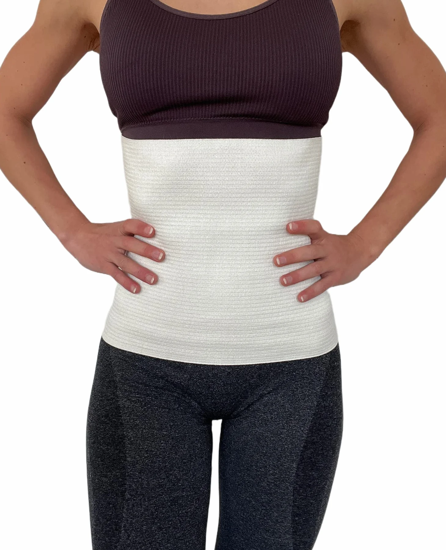 proslim T-active Merino Angora Wool Kidney Back Hip Waist Warmer for Men and Women, 87% Natural Materials, Creamy White, Perfect for Sports, Working or Walking