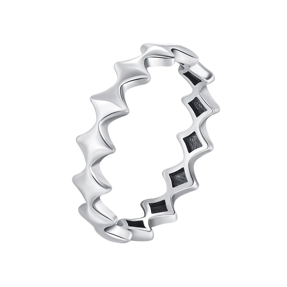 Anillos vintage, alianzas de boda de metal redondo oro blanco 9K/14K promesa regalos para mujer
