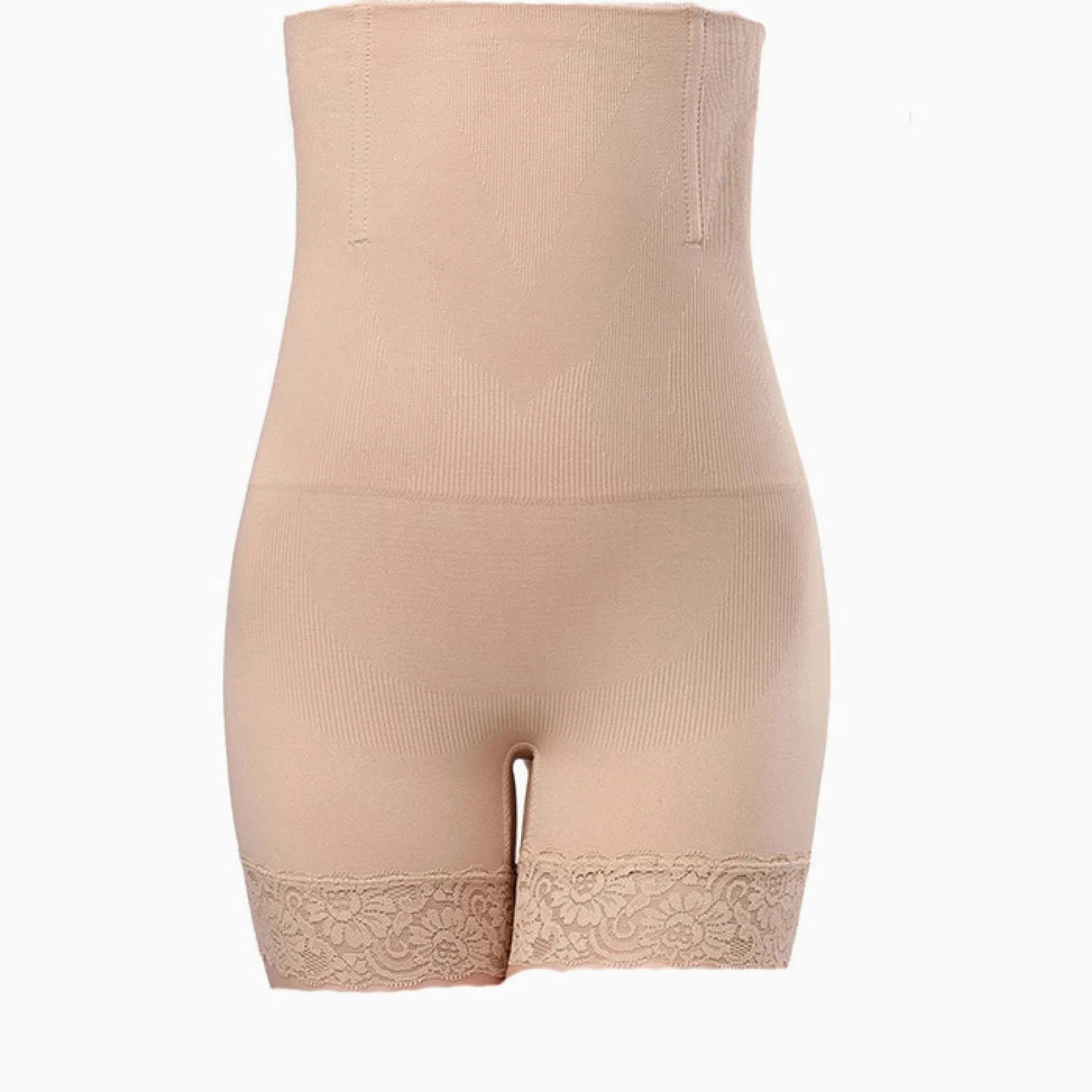 Faja Moldeadora de Cuerpo para Mujer, Bragas Moldeadoras de Encaje sin Costuras de Cintura Alta, Bragas adelgazantes con Control de Barriga, Pantalones Cortos para Mujer