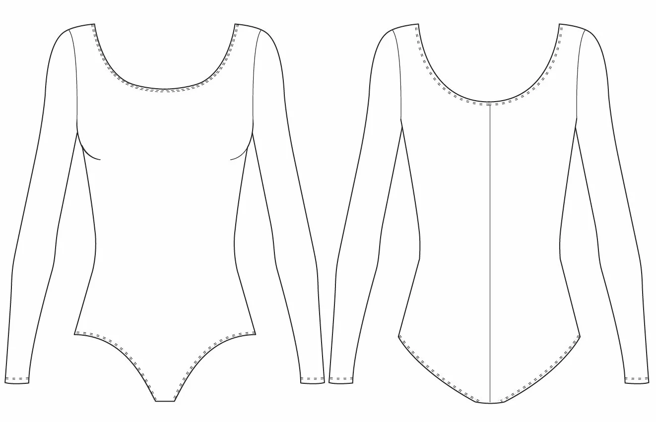 Bloch Dance Lepsi -Maillot de Ballet para Mujer, de Manga Larga