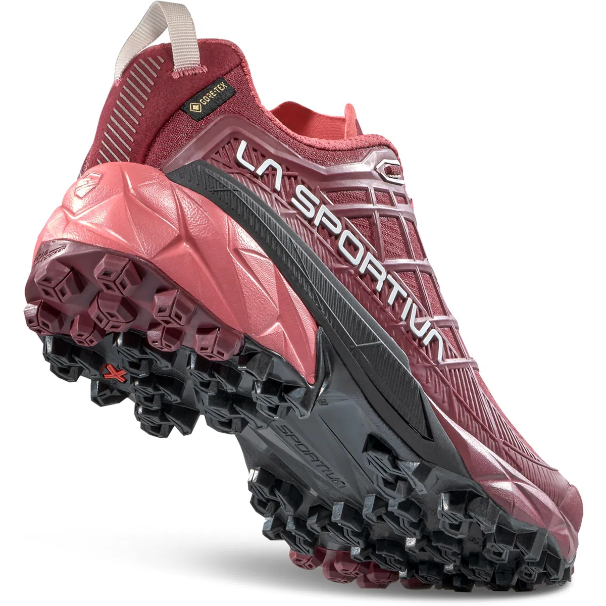 LA SPORTIVA Akyra II GTX - Zapatos de trail running para mujer, impermeables, veganos, con tiras anchas y máxima protección para senderos exigentes.