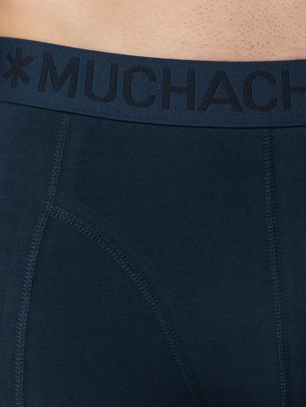 Muchachomalo Calzoncillos para Hombre, Ropa Interior Lisa de Algodón para Hombre, Pack de 7 Unidades, Bóxers Lisos de Corte Clásico con Cintura Elástica