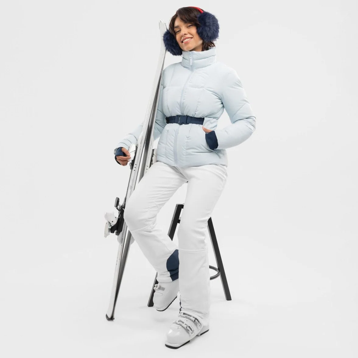 SIROKO Pantalón esquí Retro Zeitlos-W White Blanco