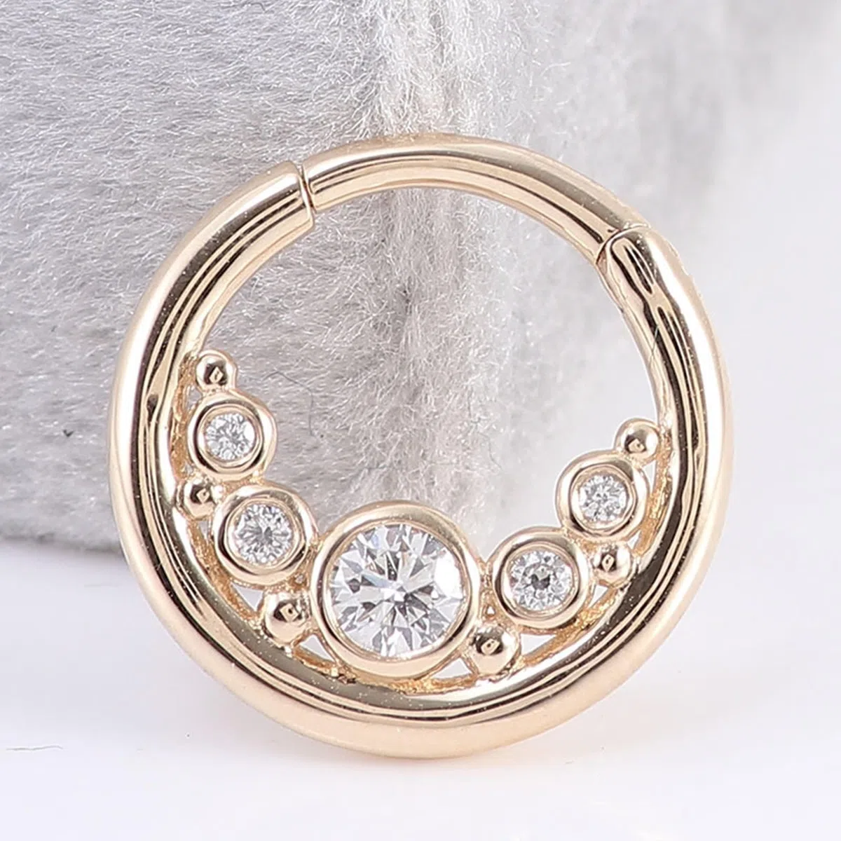 AMDXD Pendientes de oro amarillo Au375 de 9 quilates, para mujer, clásicos, con moissanita, oro de 9 quilates, pendientes de oro boho real, Oro amarillo de 9 quilates (375), Moissanita