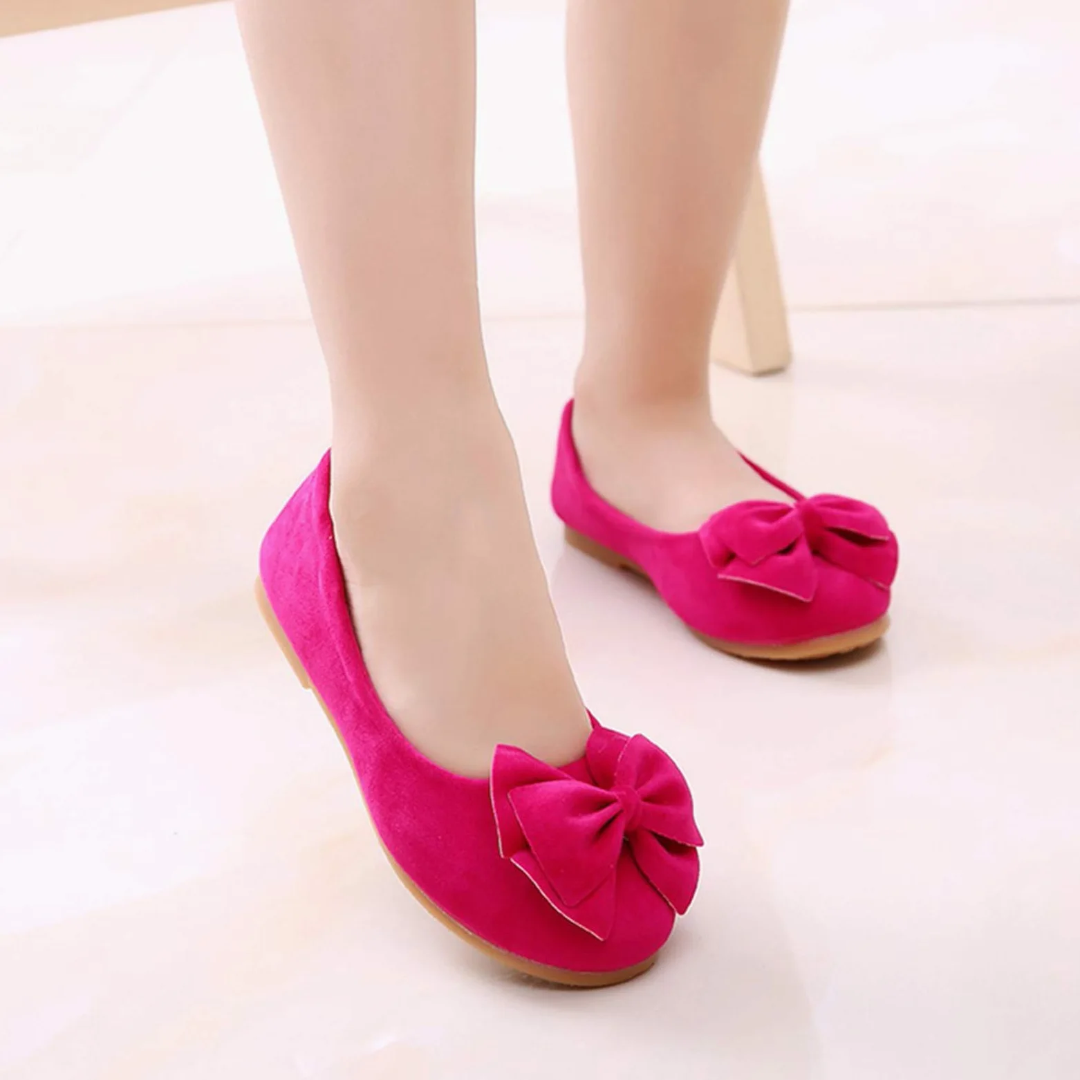 Zapatos de Princesa para Bebé Niñas Bailarinas con Estudiante Sólidos
