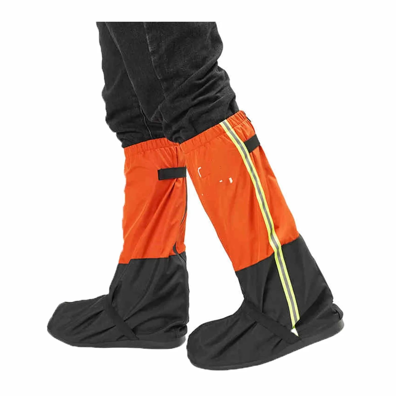 Polainas For Piernas, Polainas For Senderismo Y Caza, Polainas For Senderismo con Correas Ajustables For Los Pies, con Tamaño Ajustable For Escalada O Raquetas De Nieve(Orange)