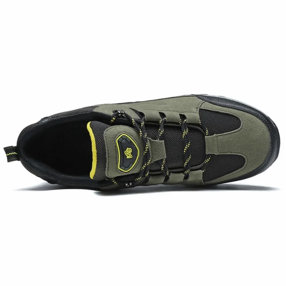 Zapatillas Senderismo Impermeables Hombre Calzado Trekking Ante | Antideslizante Resistente Desgaste, Zapatos Caminar Aire Libre Ligeros Informales, Trail Running Viajes Acampada