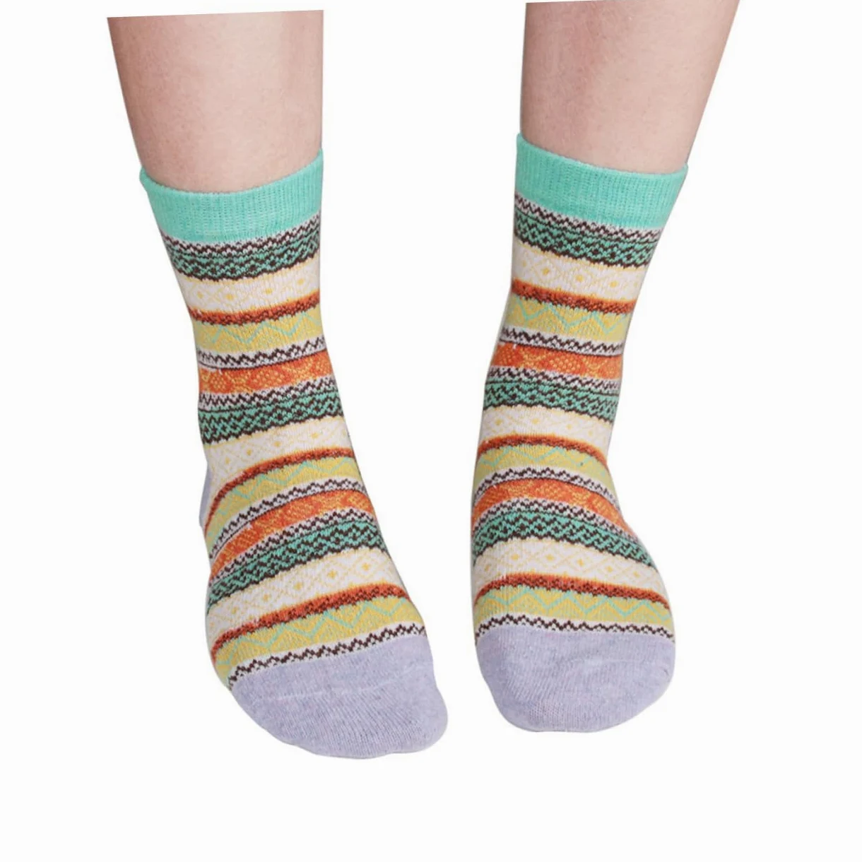 SHERCHPRY 10pares Calcetines De Lana Para Mujer Diseño Vintage Térmicos y Cómodos Para Invierno Paquete