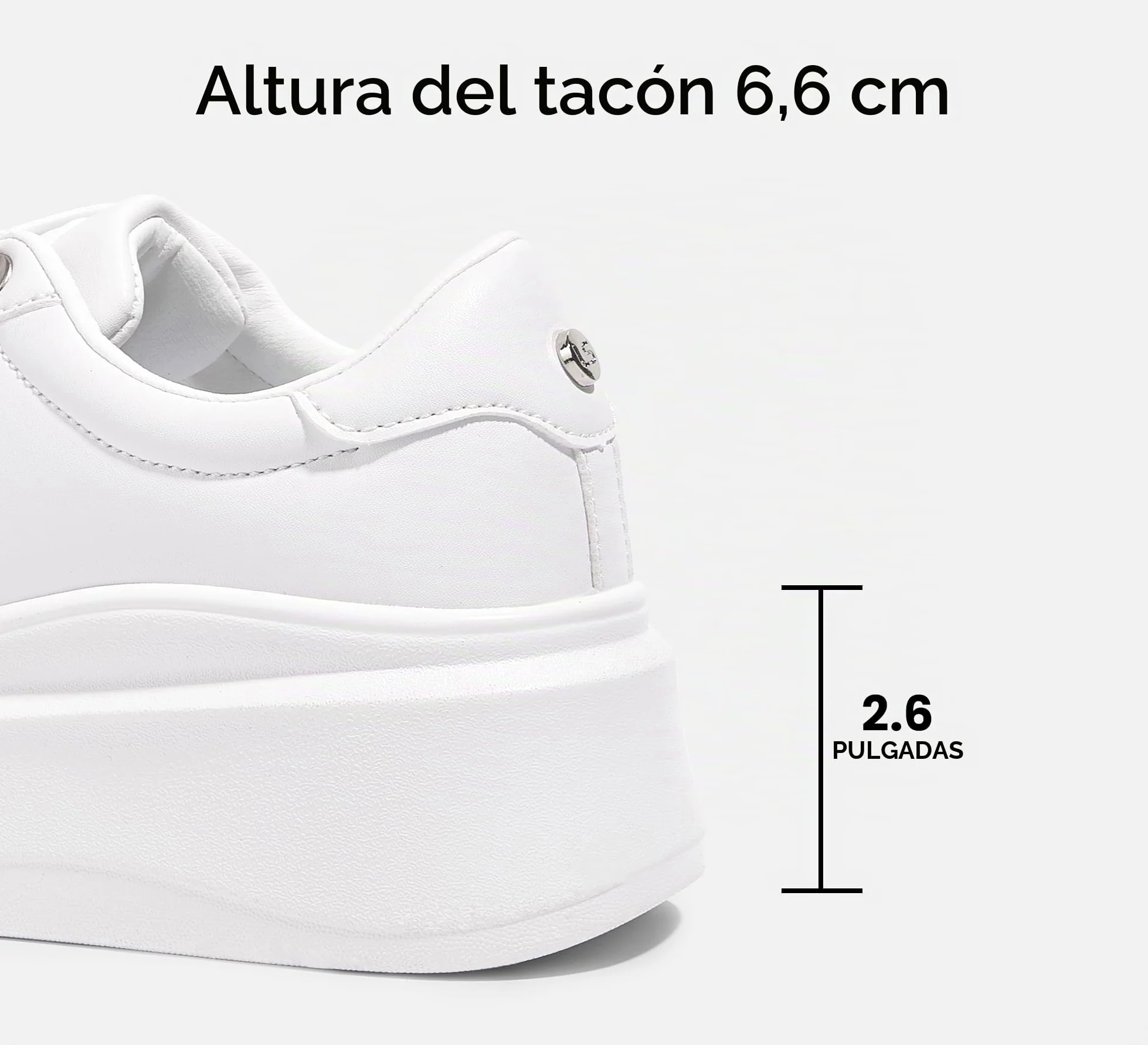 LUCKY STEP Zapatillas de Plataforma para Mujer – Zapatillas de Moda, Clásicas de Corte Bajo, Calzado Casual de Cuero Sintético, Cómodas para el Uso Diario