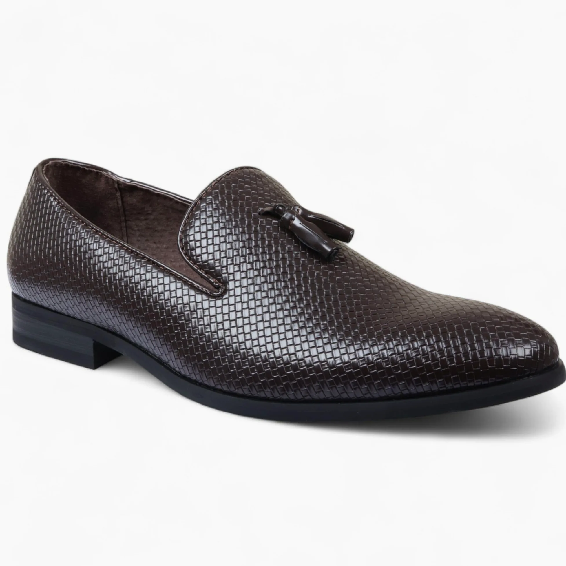 Zapatos de Cuero sin Cordones con Borlas Formales Para Hombre de Dolcetto